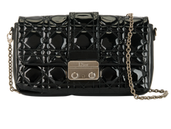 Cannage Crossbody, Patent Leather, Black, DB/S,2*